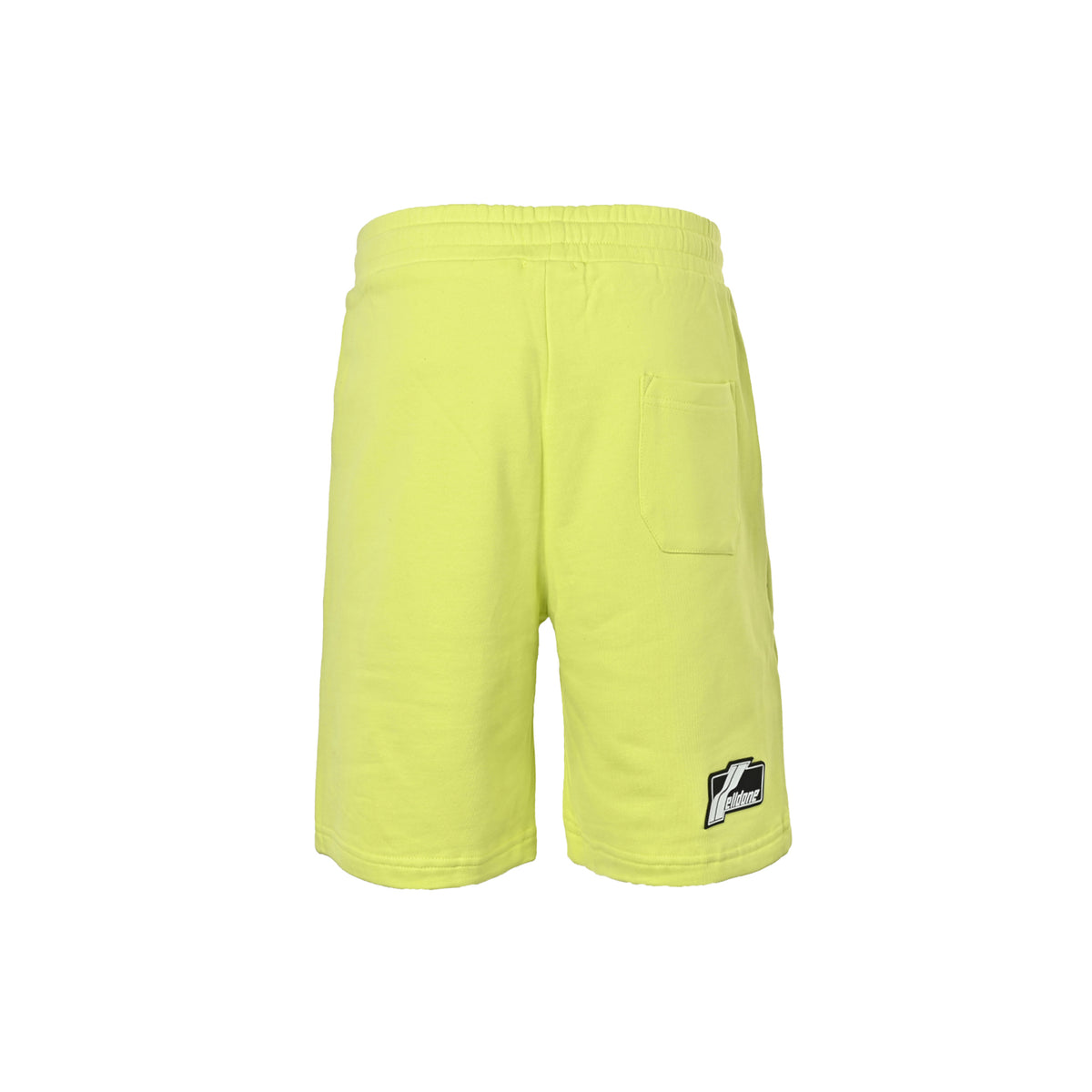 We11 Done silicone logo drawstring elastic shorts