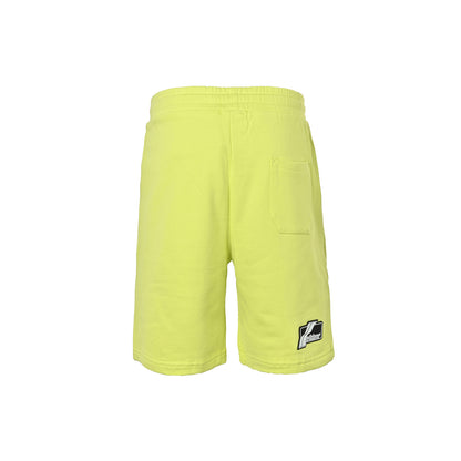 We11 Done silicone logo drawstring elastic shorts