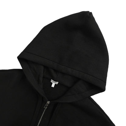 Loewe/Luoyiwei Anagram hooded knitted jacket with embossed back zipper