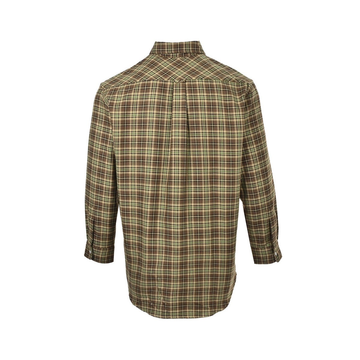 Miu Miu green plaid single-breasted long-sleeved shirt
