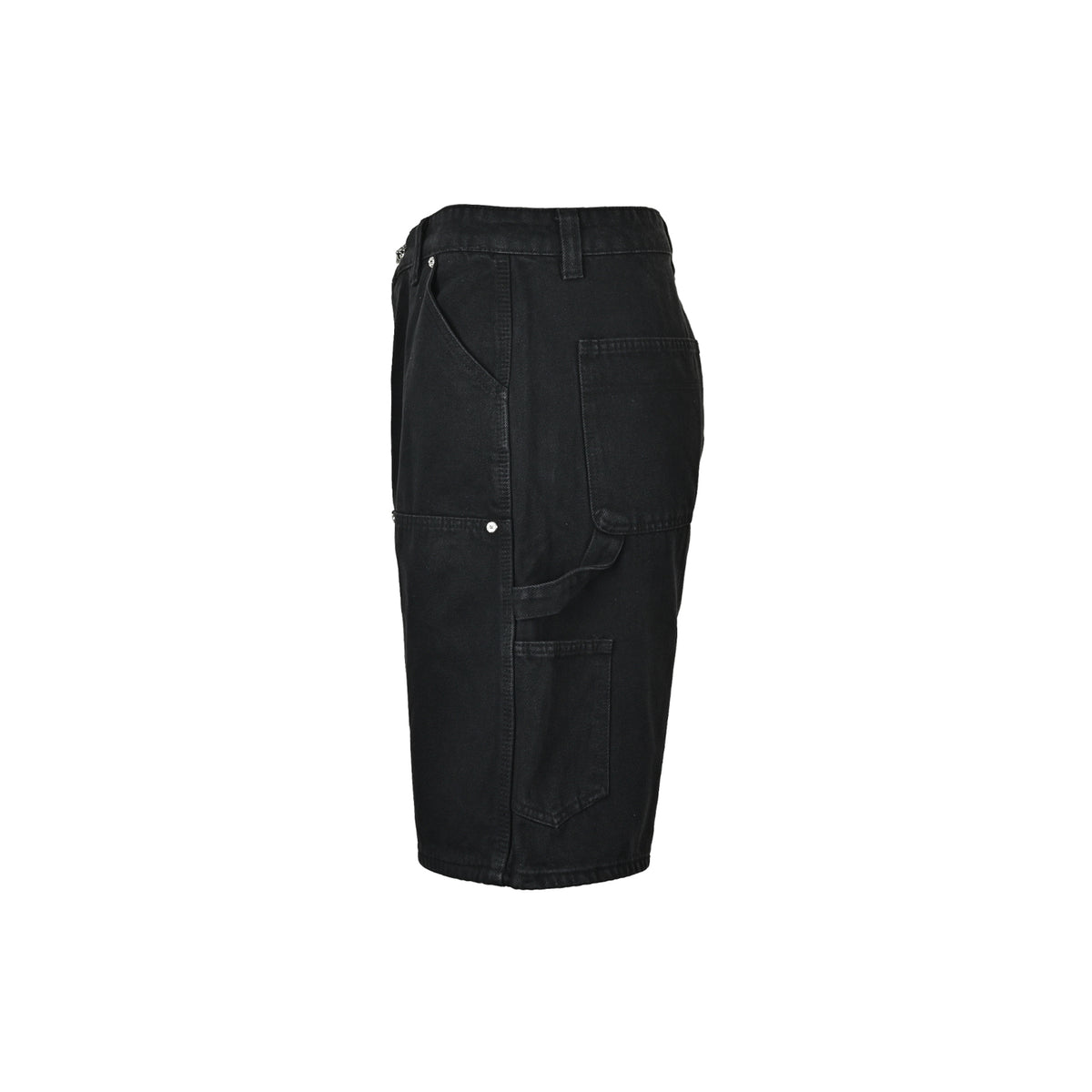 Chrome Hearts/Chrome Heart leather label cross denim shorts