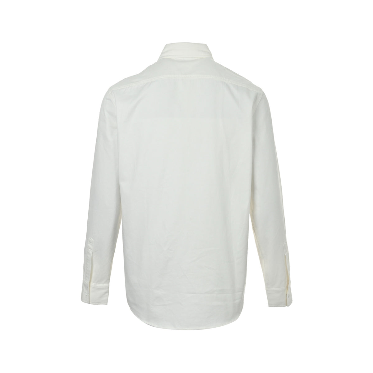 Gucci family crest embroidered long-sleeved shirt