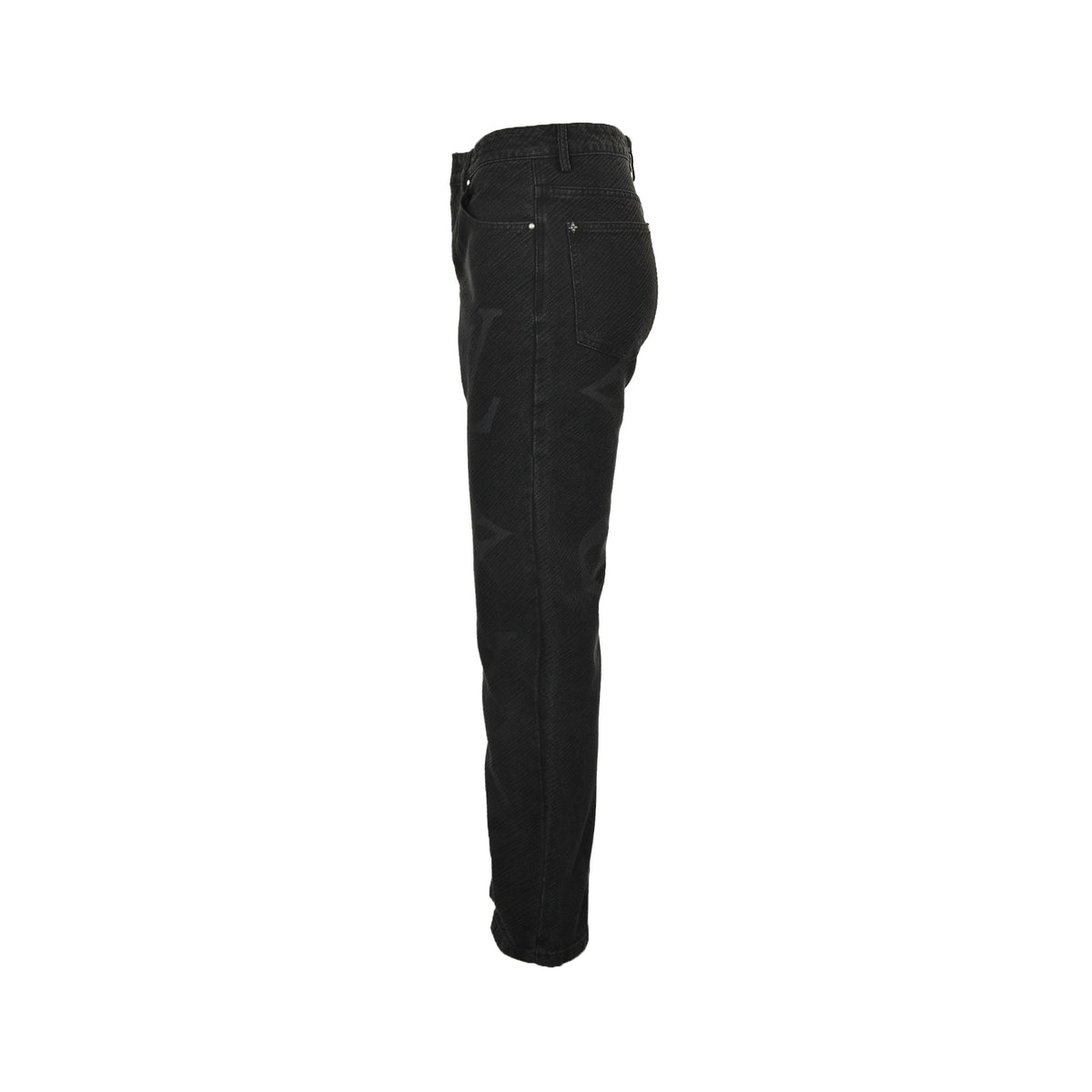 Louis Vuitton old flower print twill suit jeans