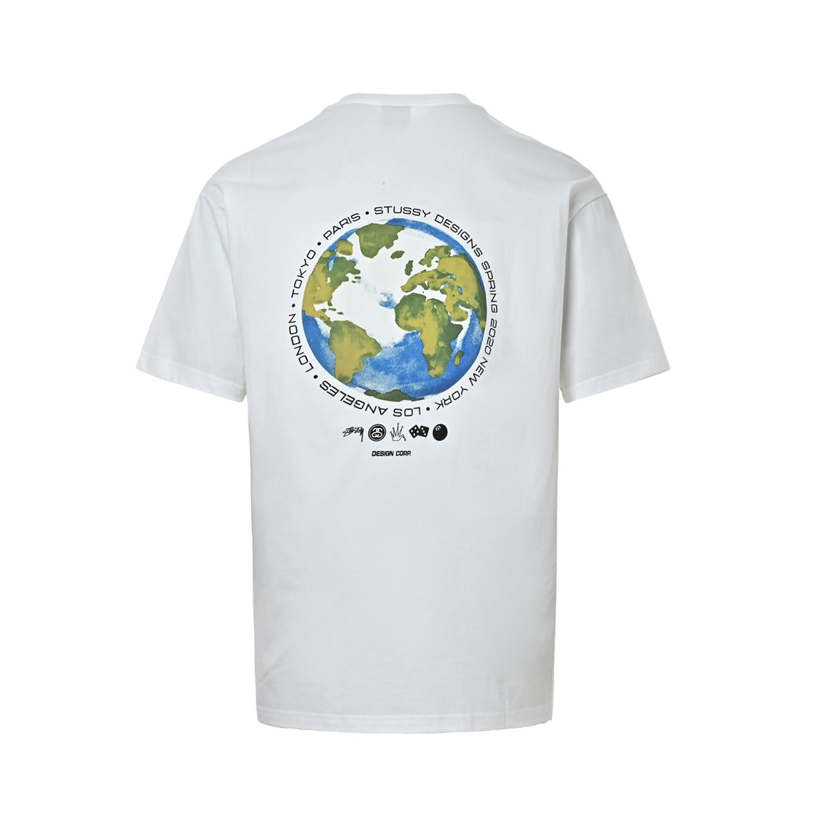 Stussy globe printed short sleeves