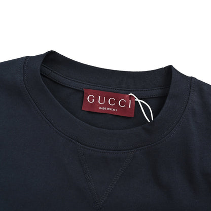 Gucci 26ss short sleeves with Firenze badge embroidery on the chest