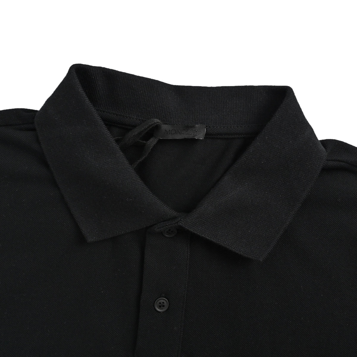 Moncler/Mask Black Label Back Patchwork Cotton Clothes Pique Polo Short Sleeves