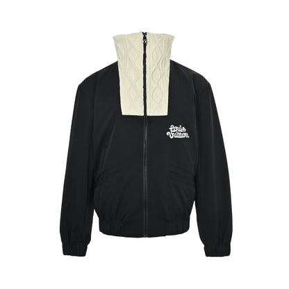 Louis Vuitton cable neck belted jacket