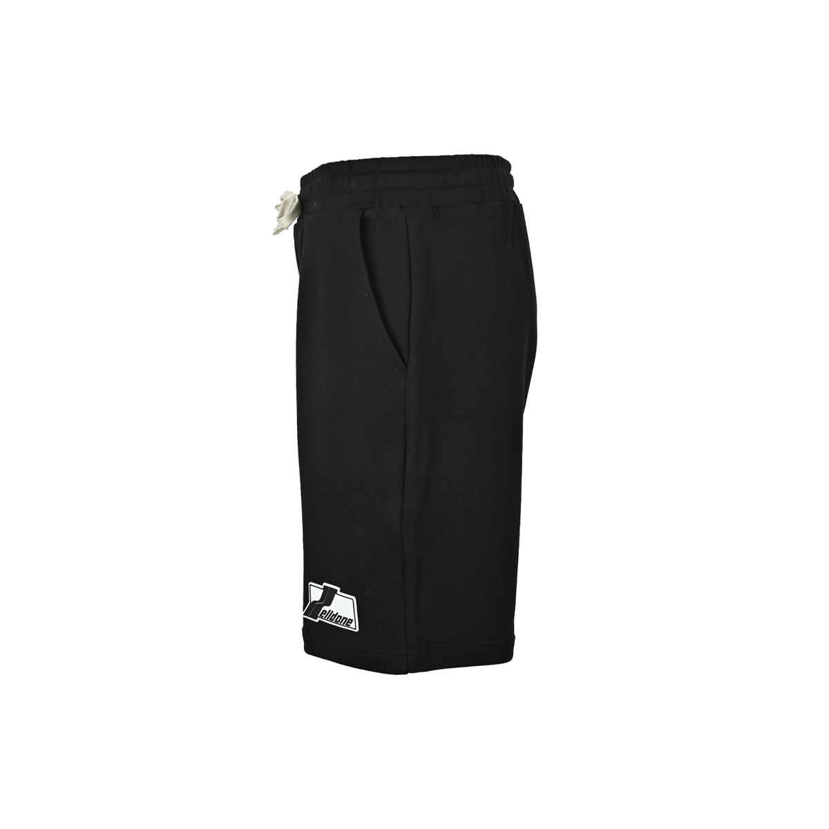 We11 Done silicone logo drawstring elastic shorts