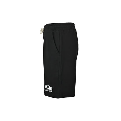 We11 Done silicone logo drawstring elastic shorts