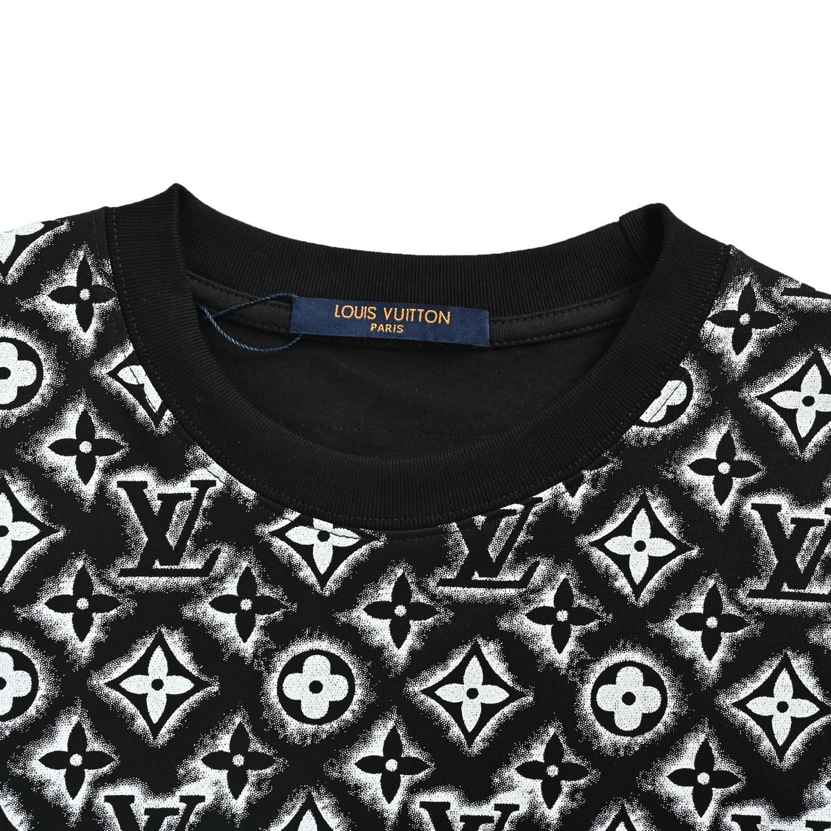 Louis Vuitton 26ss all-over presbyopia logo printed short sleeves