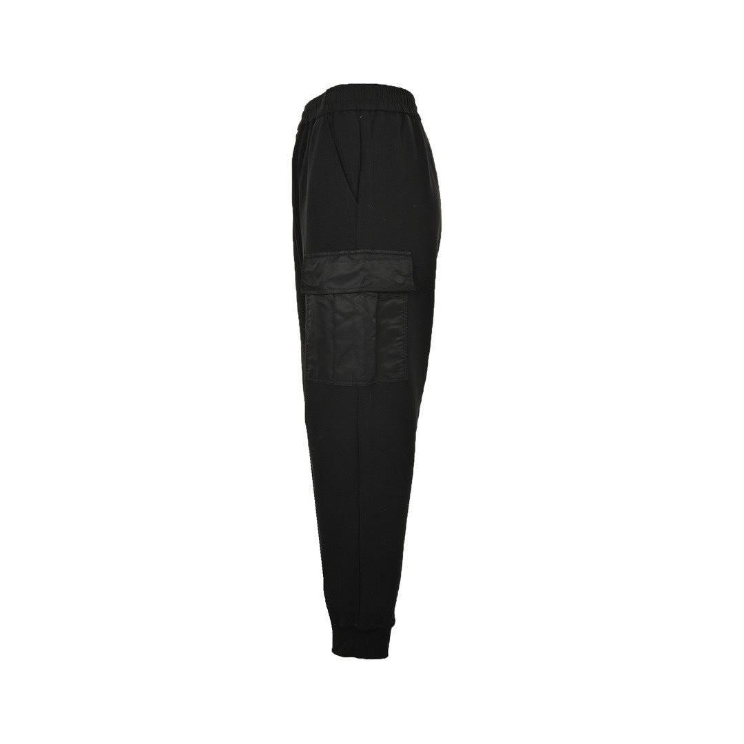 Prada triangle brand iron brand cotton overalls trousers