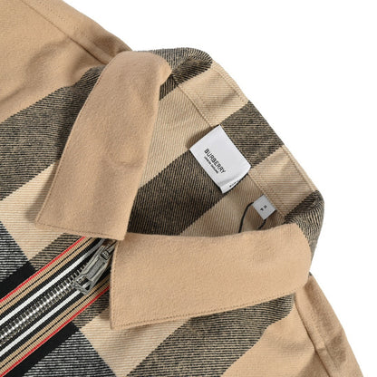 Burberry 22Fw large plaid shirt jacket