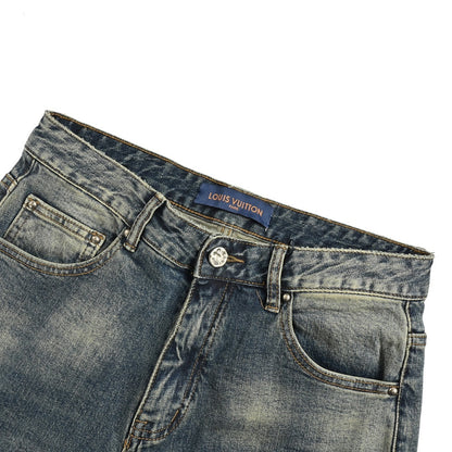 Louis Vitton/Louis Vuitton 24Fw pocket fun graffiti jeans