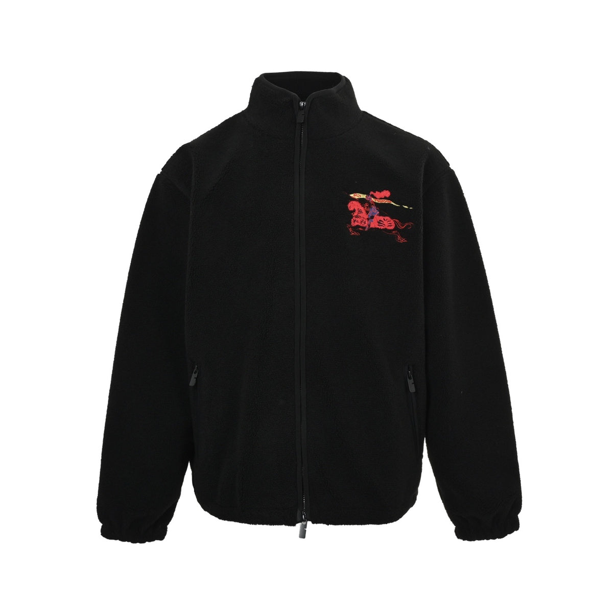Burberry Year of the Horse New Year's Eve Series Back Flocked Color Embroidered War Horse Lamb Wool Jacket