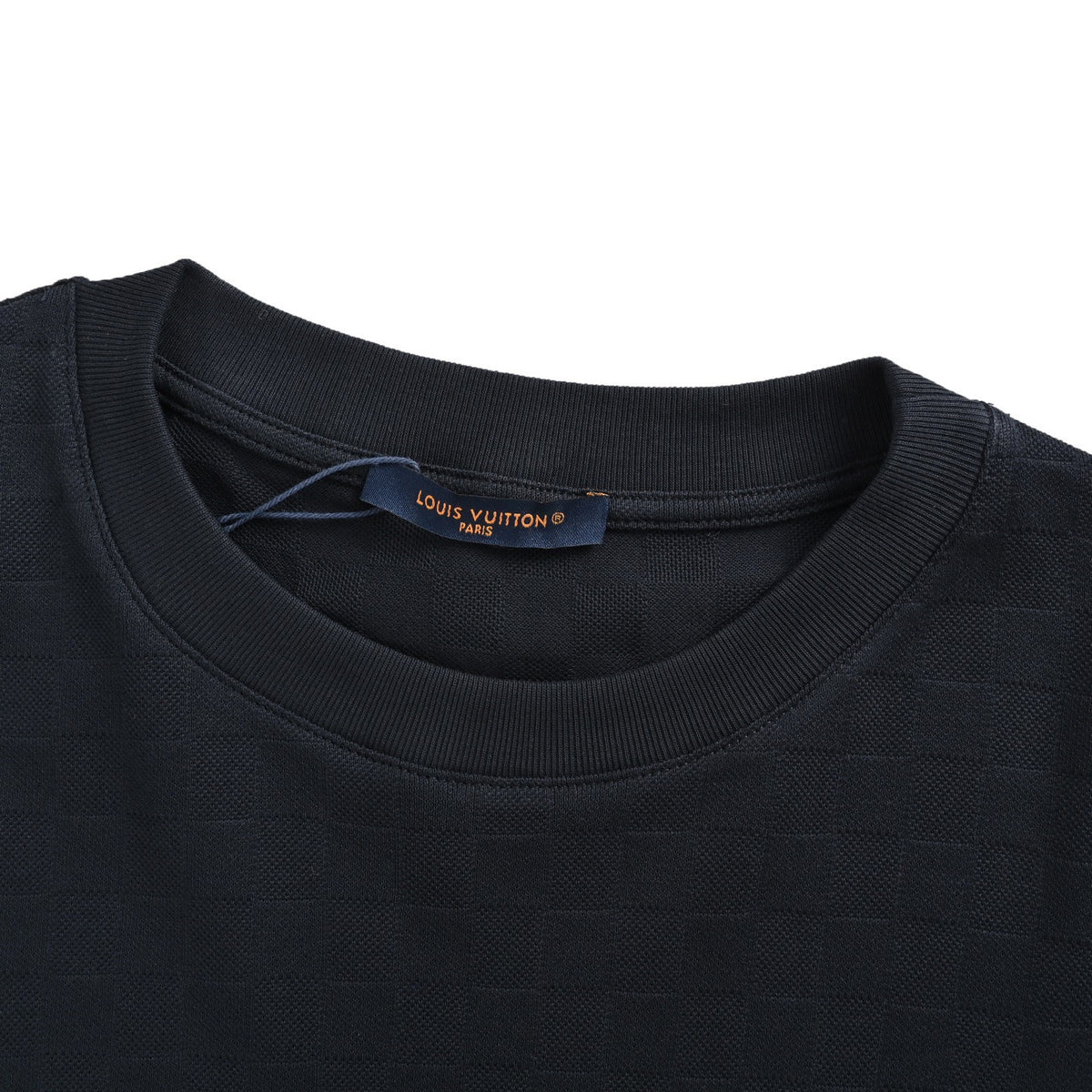 Louis Vuitton 24ss pique checkerboard embroidered short sleeves