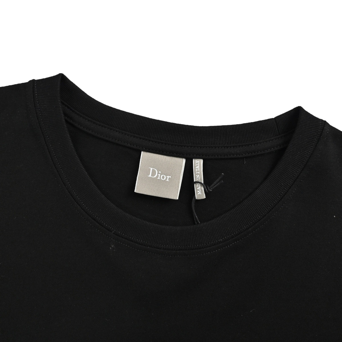 Dior 26ss four-leaf clover embroidered short sleeves