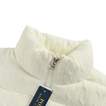 Ralph Lauren wool knitted bread down jacket