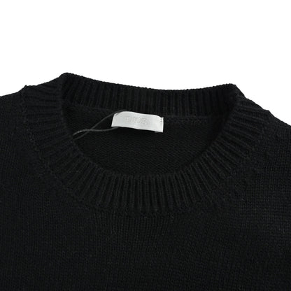 Dior hemp rope logo crew neck sweater