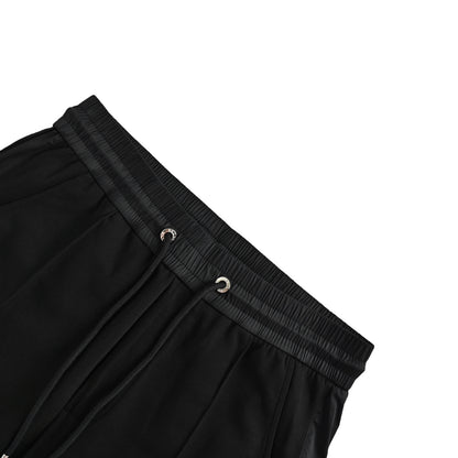 Prada 25ss back pocket letter stitching side stitching red tape trousers