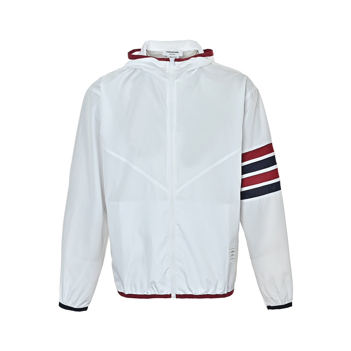 Thom Browne/Thom Brown red four-stripe sun protection clothing