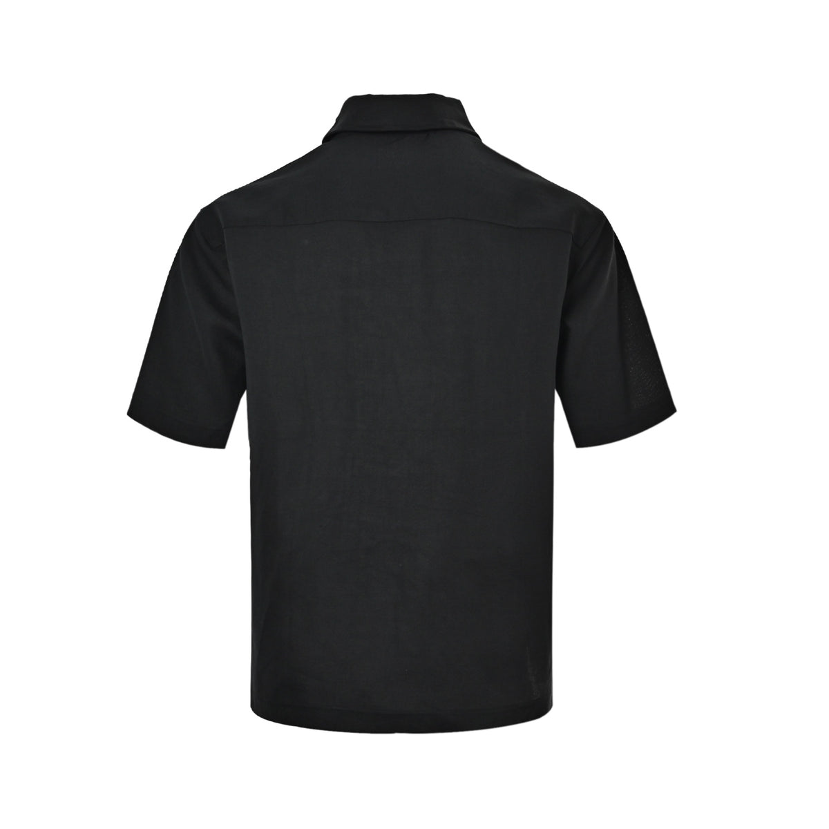 ZEGNA/ Zegna small label half zip linen solid color shirt style Polo short sleeves