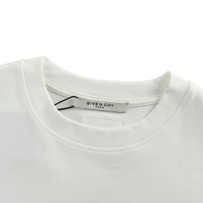 GIVENCHY 25Fw palace letter logo embroidered long-sleeved T-shirt