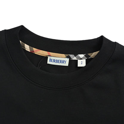 Burberry 25ss signature letters love horse embroidered short sleeves