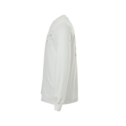 Louis Vuitton 25Fw canvas embroidered long-sleeved T-shirt