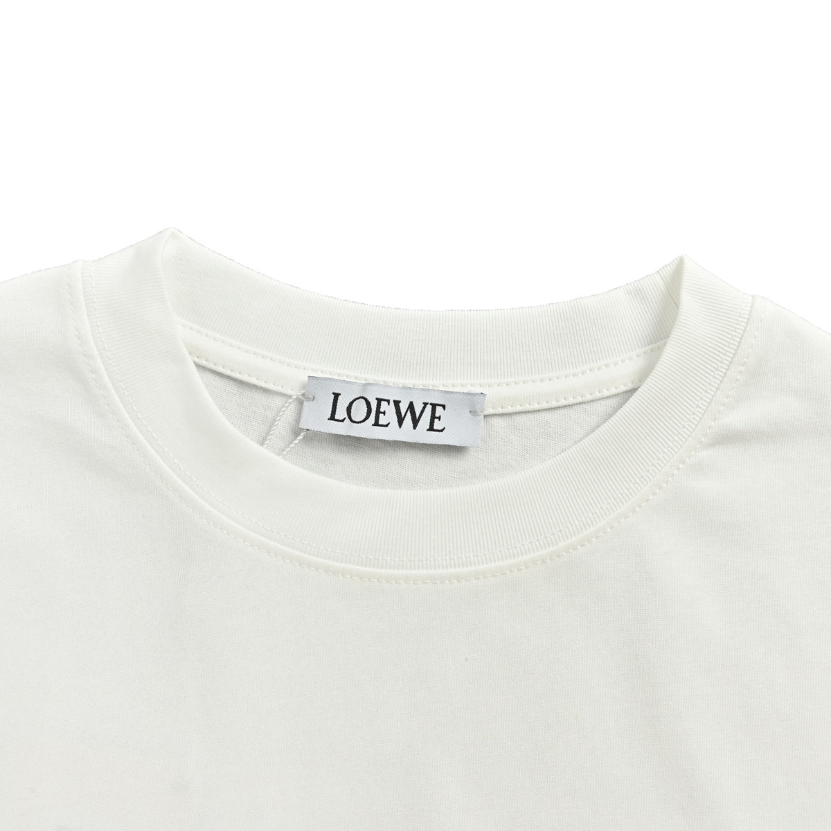 Loewe/Luo Yiwei mottled letter LOGO printed short sleeves