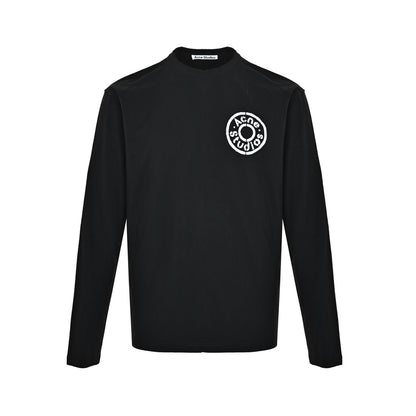 Acne Studios circle letter logo long sleeve T-shirt
