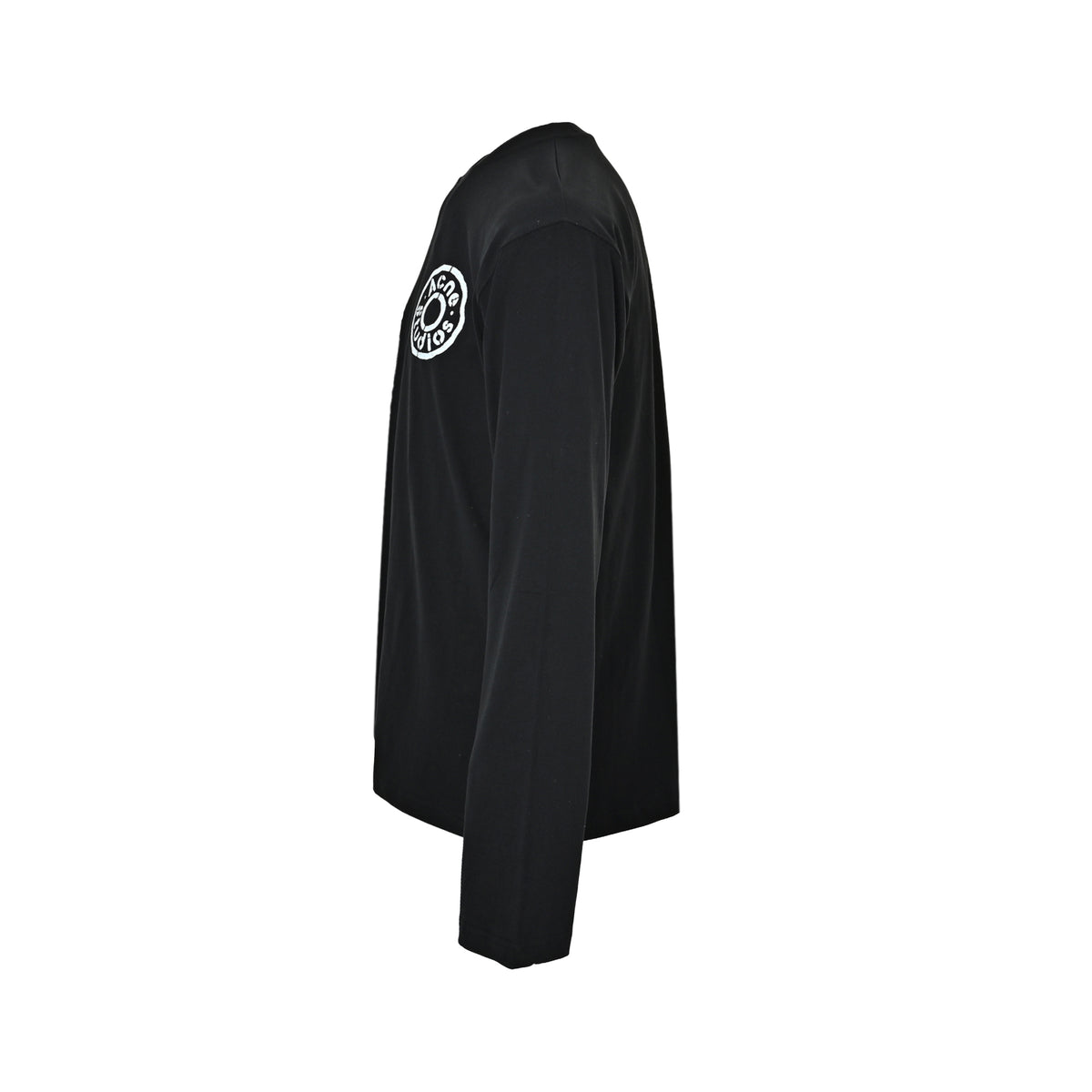 Acne Studios circle letter logo long sleeve T-shirt