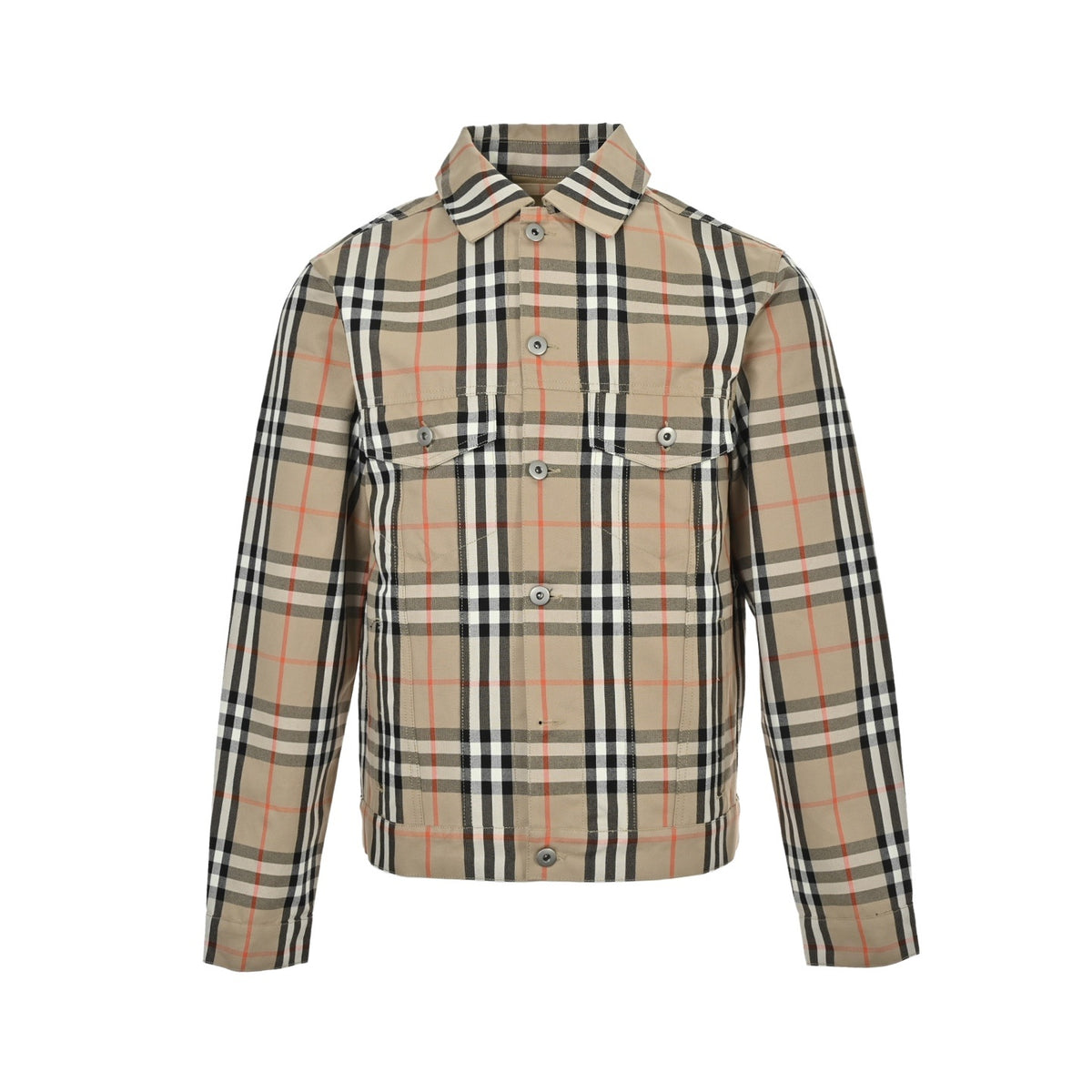 Burberry plaid jacket