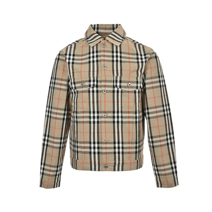 Burberry plaid jacket