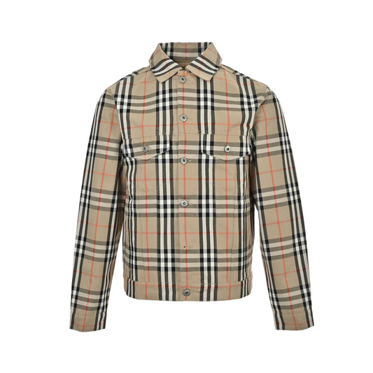 Burberry plaid jacket