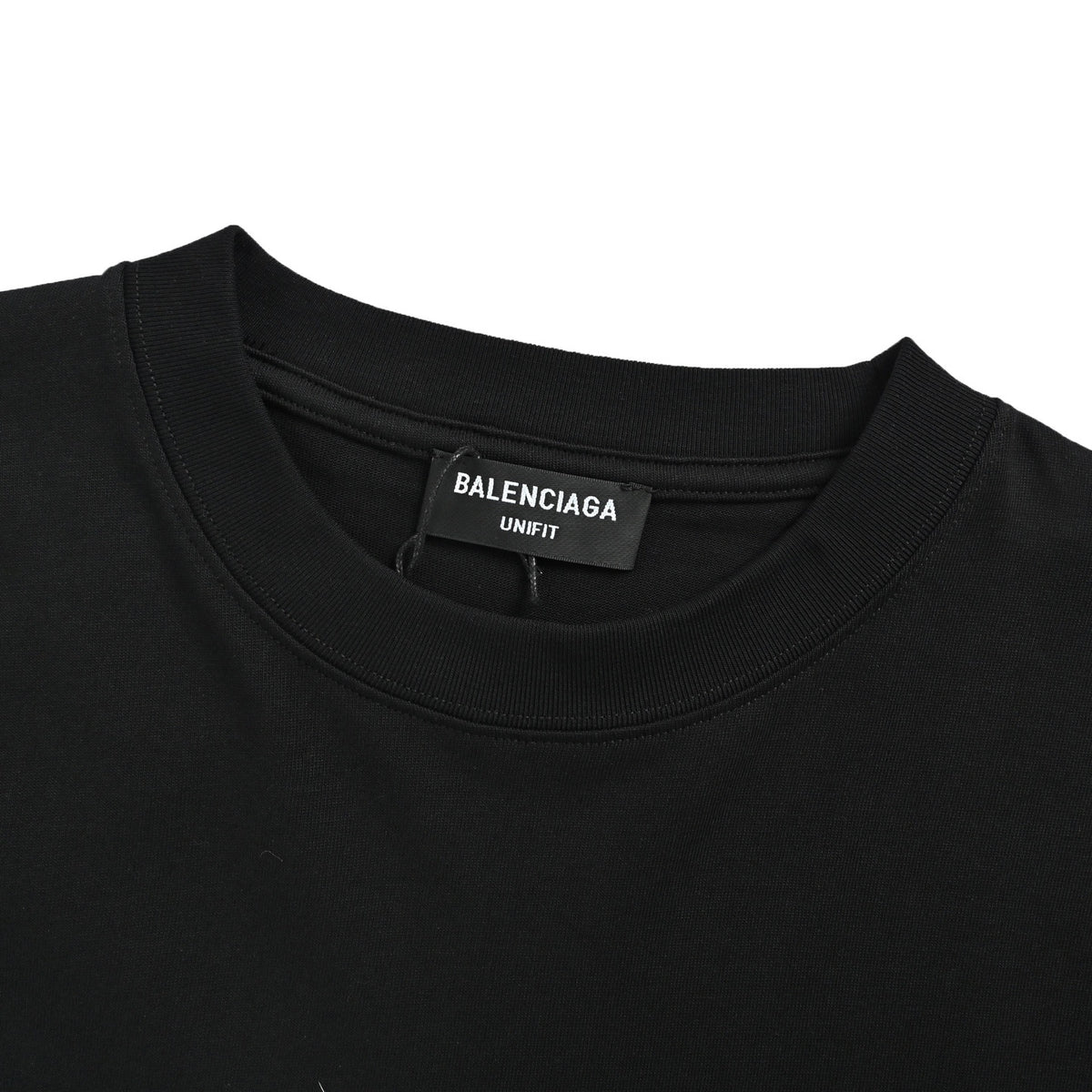Balenciaga melted letter print short sleeves