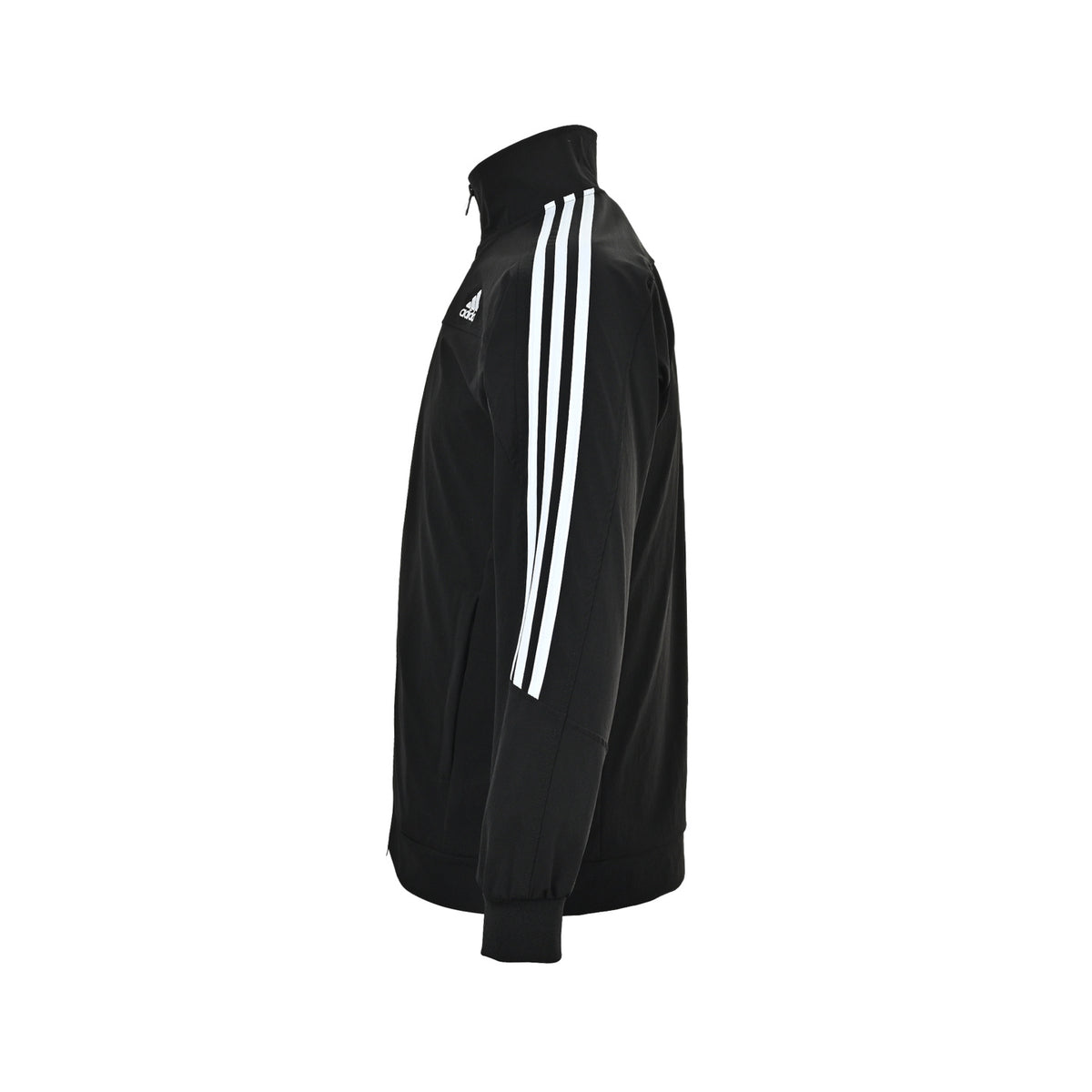 adidas Logo Striped Long Sleeve Retro Sports Stand Collar Jacket