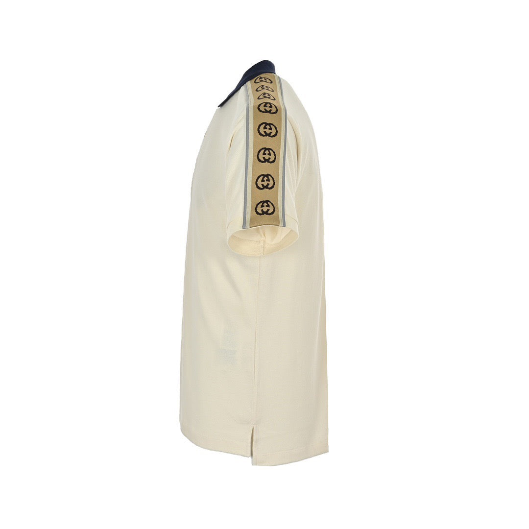Gucci 20ss reflective webbing Polo short sleeves