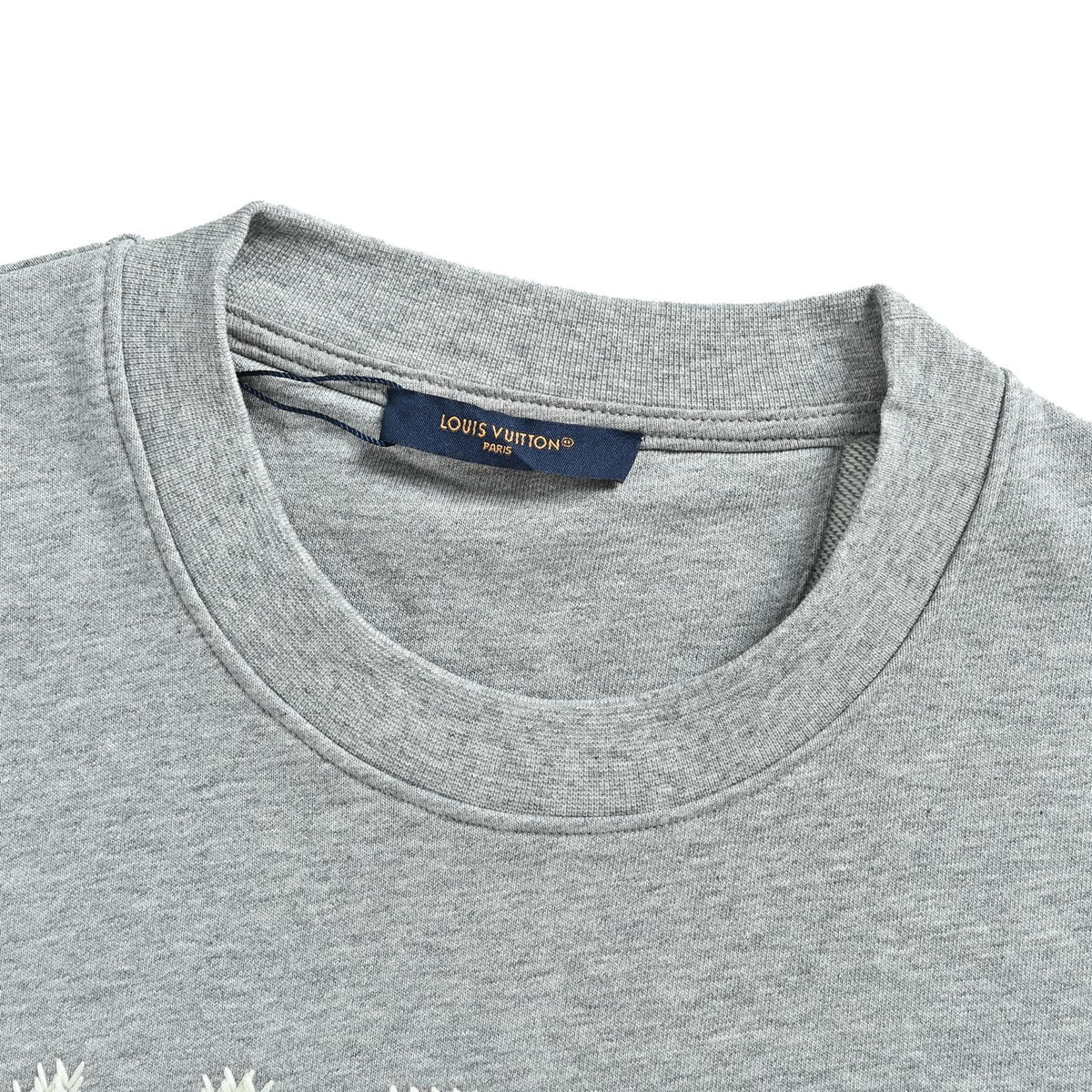 Louis Vuitton embroidered logo crew neck sweatshirt
