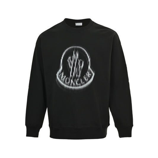 Moncler/Mask 25Fw ghost print crew neck sweatshirt