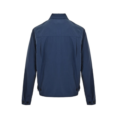 Prada 25Fw distressed mottled printed logo jacket