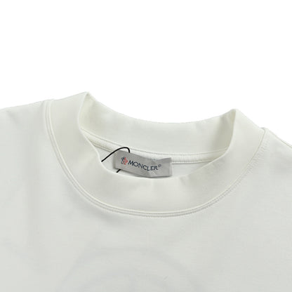 Moncler/Mask 25Fw embroidered logo long-sleeved T-shirt