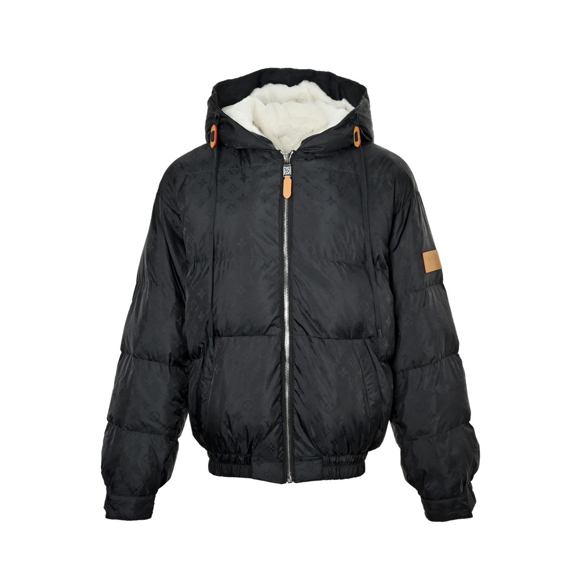Louis Vuitton SKI ski series dark pattern armband hooded down jacket