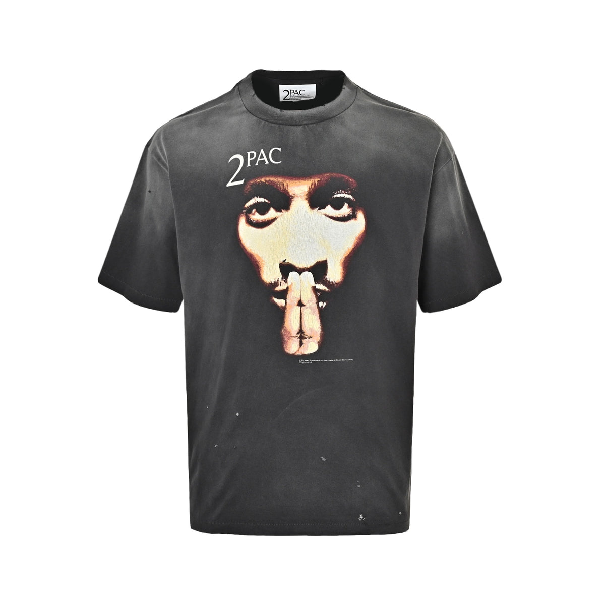 SAINT MICHAEL 25ss 2PAC character print short sleeves