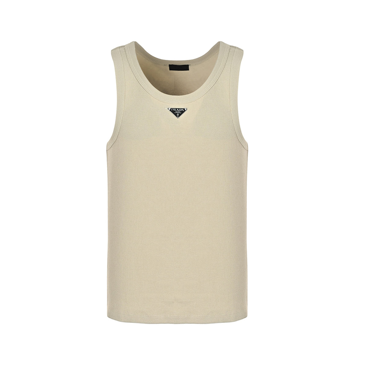 Prada triangle logo waffle vest
