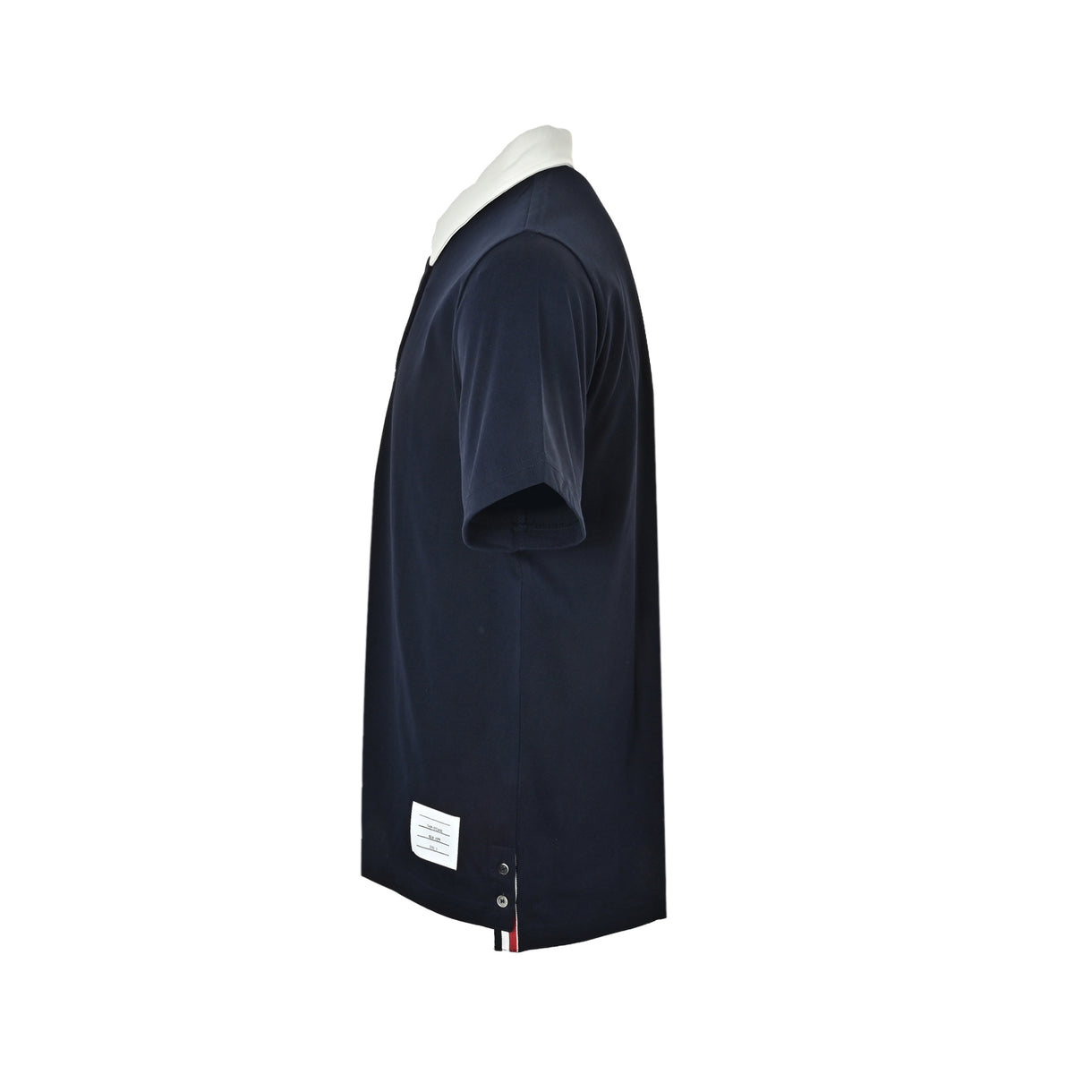Thom Browne/Thom Brown Contrast Color Collar Polo Short Sleeve
