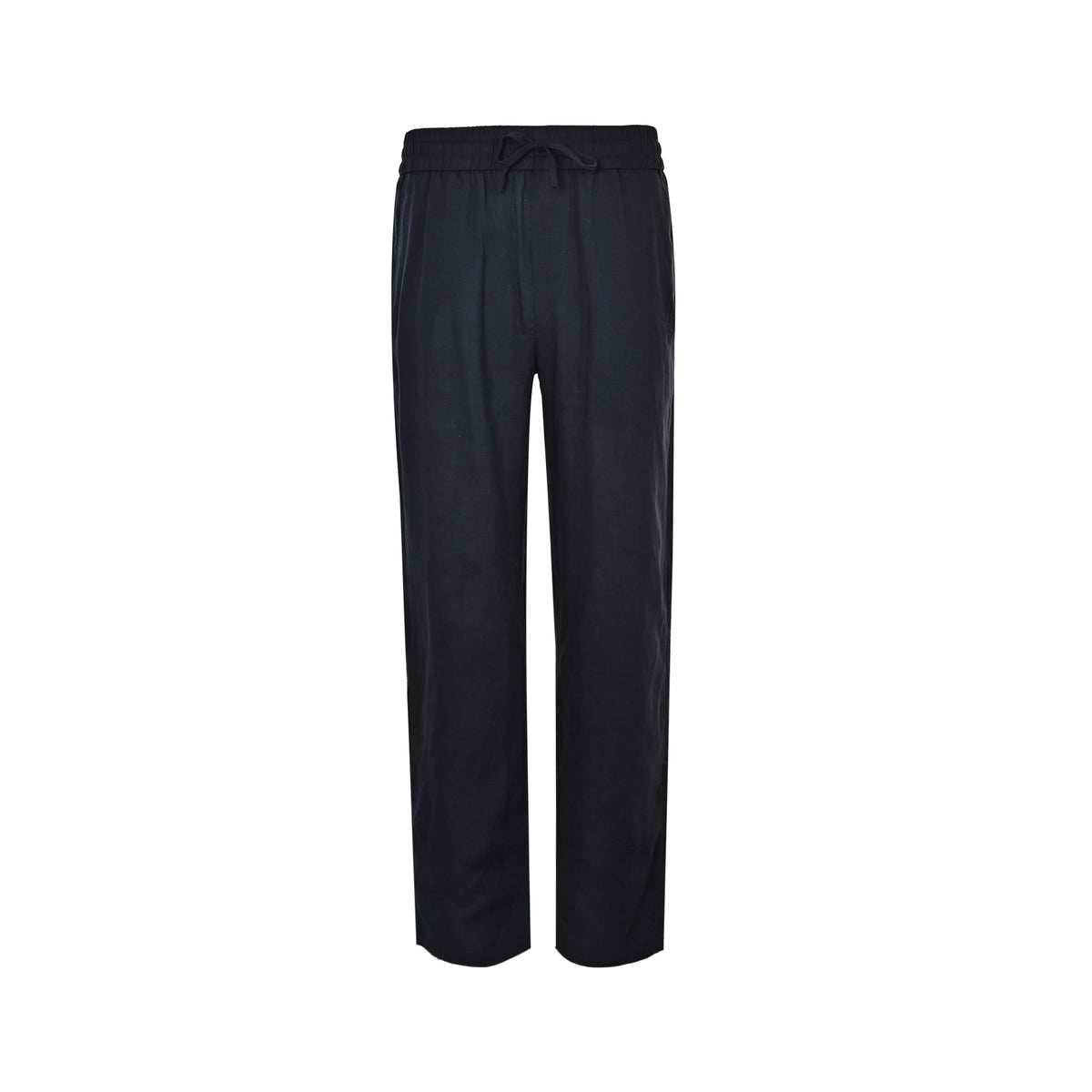 Prada triangle brand linen solid color casual trousers