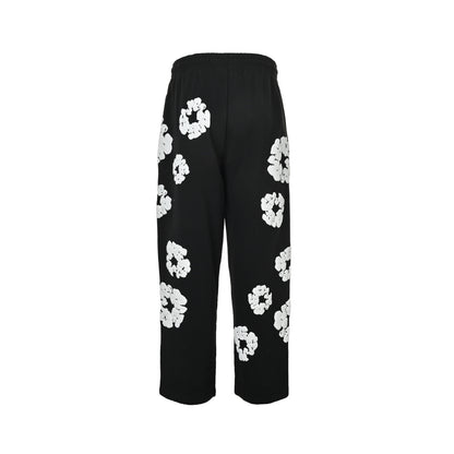 DENIM TEARS 25Fw cotton foam printed trousers