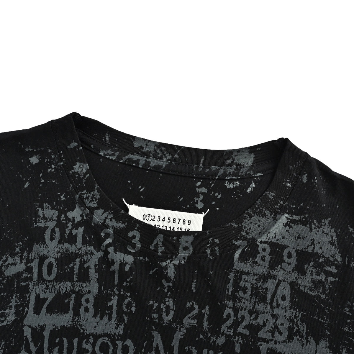 Maison Margiela Maison Margiela blurred letter short sleeves