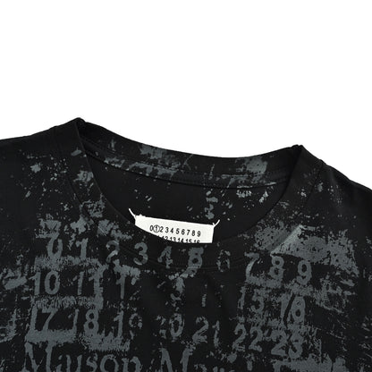 Maison Margiela Maison Margiela blurred letter short sleeves