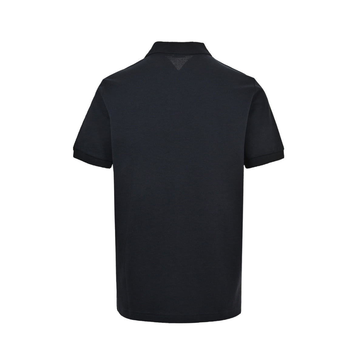 Moncler/Mask logo patch piqué cotton Polo short sleeves